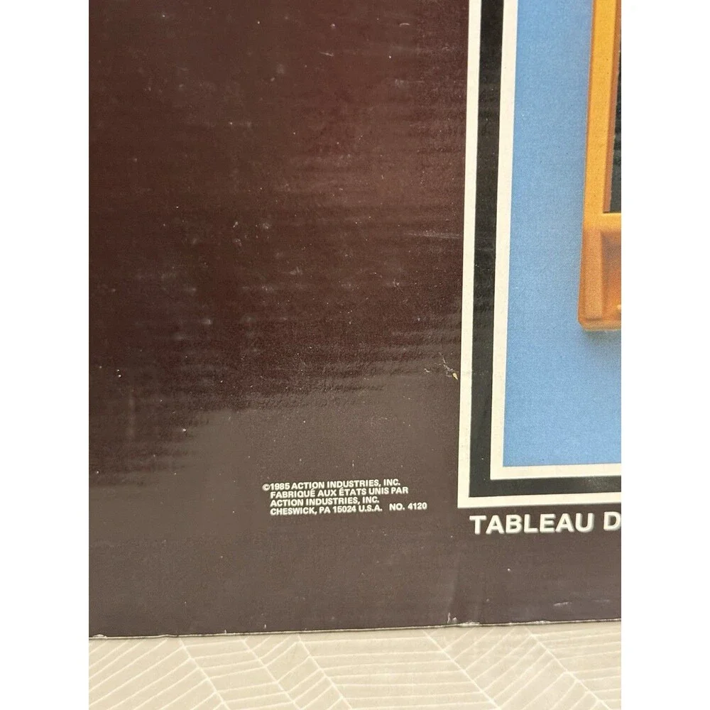 Vintage MCM Style 1985 Note Minder Chalk And Cork board Combo New In Box